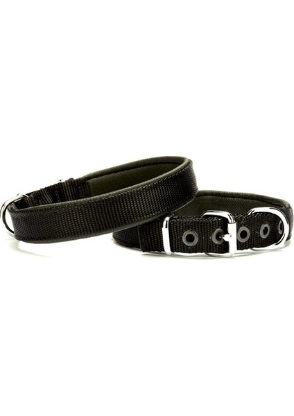 Yumuşak Doku Köpek Boyun Tasması Paslanmaz 2*45 cm Siyah