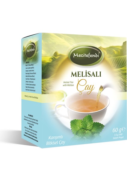 Melisalı Çay Süzen Poşet 40'lı