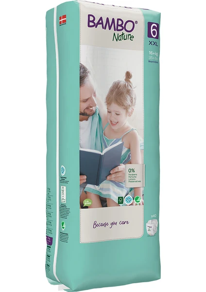 Bambo Nature Tall-Pack No 6 Xl 16 - 30 kg 40'lı