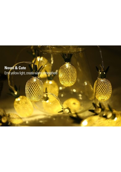 Dekoratif 3D Ananas Ampüllü LED Aydınlatma 10 Ledli fiyatları
