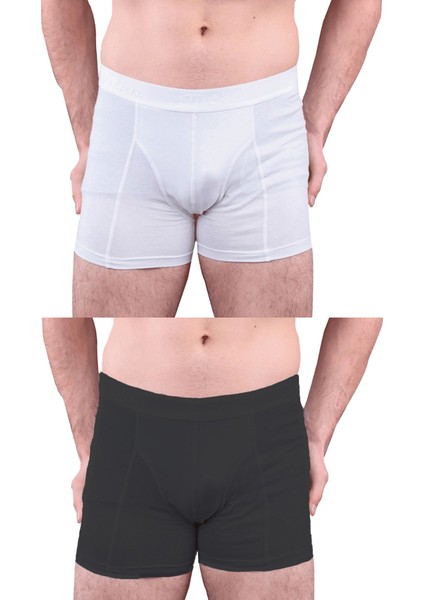 114 Erkek Likralı Boxer 6'lı Paket