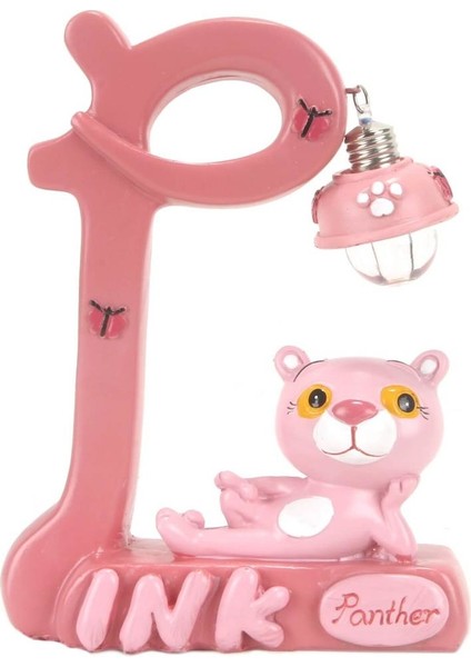 Pembe Panter Masa Lambası Pembe Panter Işıklı Kumbara Seti