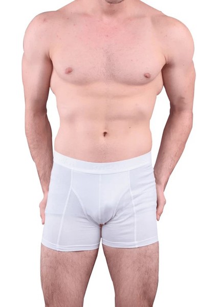 114 Erkek Likralı Boxer 6'lı Paket