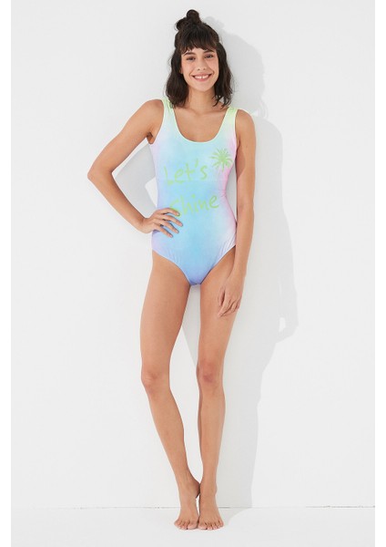 Çok Renkli Palm Neon Neon Sport Toparlayıcı Mayo indirimleri