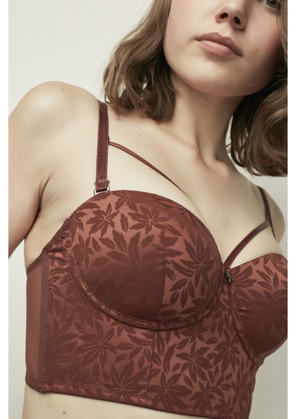 Kahverengi Bloom Colors Bustiyer fiyatları