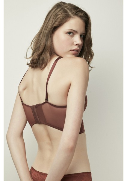 Kahverengi Bloom Colors Bustiyer fırsatları