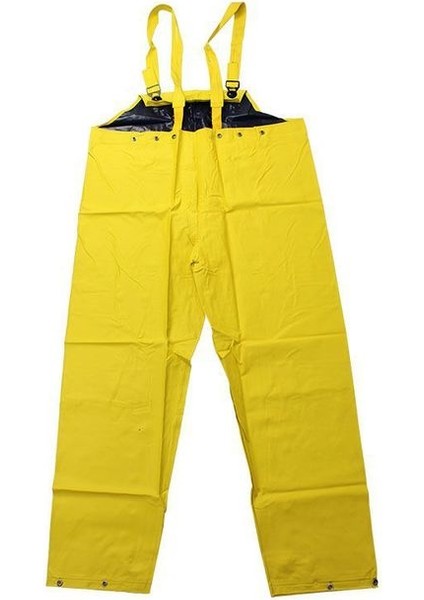 Bahçıvan Askılı Pantalon Sarı L