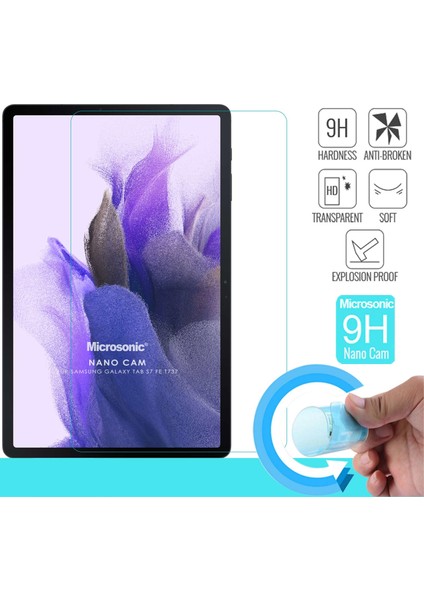 Samsung Galaxy Tab S7 Fe Lte T737 Nano Glass Cam Ekran Koruyucu fiyatları