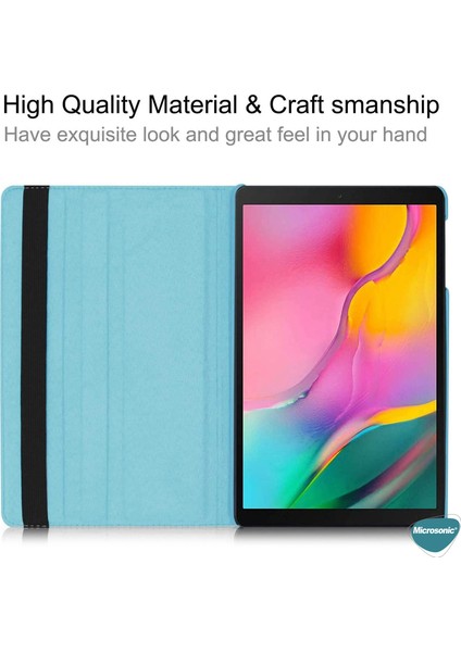 Samsung Galaxy Tab S7 Fe Lte T737 Kılıf 360 Rotating Stand Deri Siyah