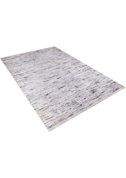 Bejzemin Üzerine Bronz Renk Desen Düz Yıkanabilir Halı HLN465 modelleri