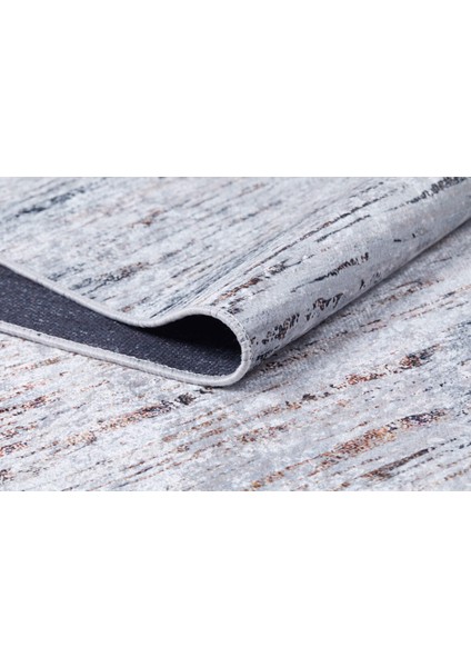 Bejzemin Üzerine Bronz Renk Desen Düz Yıkanabilir Halı HLN465 fırsatları