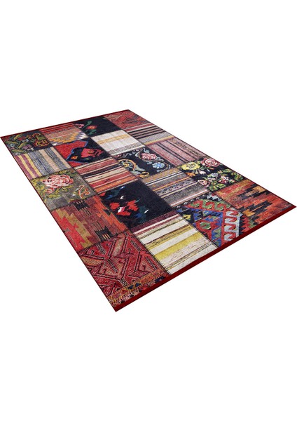 Patchwork Renkli Yıkanabilir Halı HLN315 modelleri
