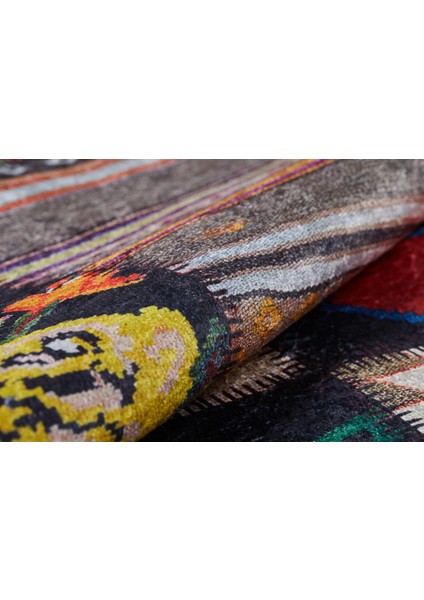 Patchwork Renkli Yıkanabilir Halı HLN315 indirimleri