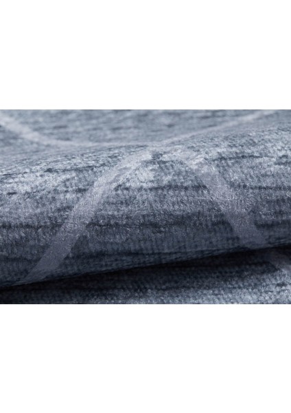 Modern Baklava Dilimli Gri Renk Yıkanabilir Halı HLN922 indirimleri