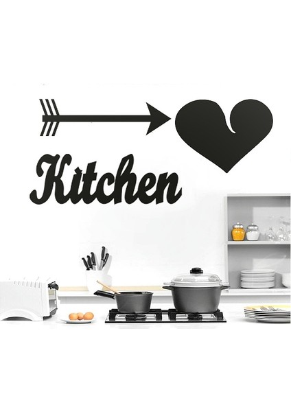 Mutfak Kitchen Ahşap Dekoratif Duvar Yazı
