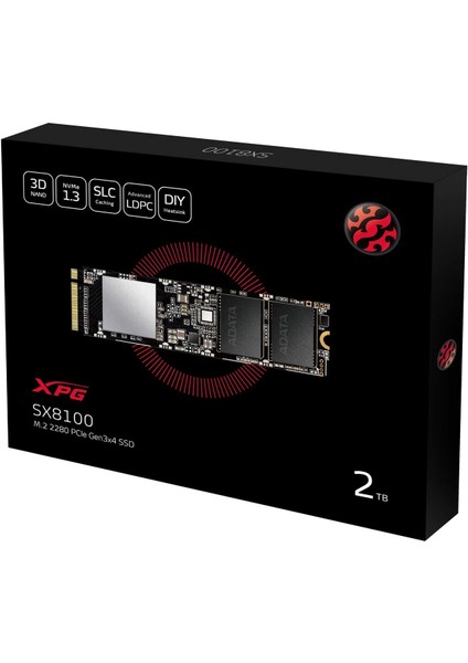 Xpg SX8100 2TB 3500MB-3000MB M.2 PCIe SSD