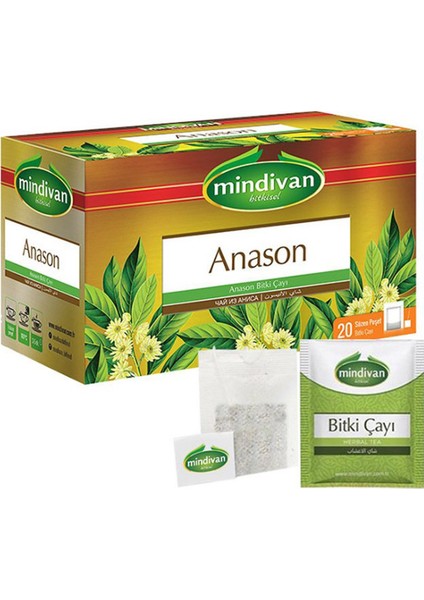 Anason Süzen Poşet 20 Li Çay