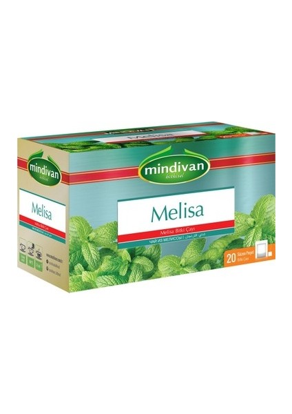 Melisa Aromalı Süzen Poşet Çay 20'li