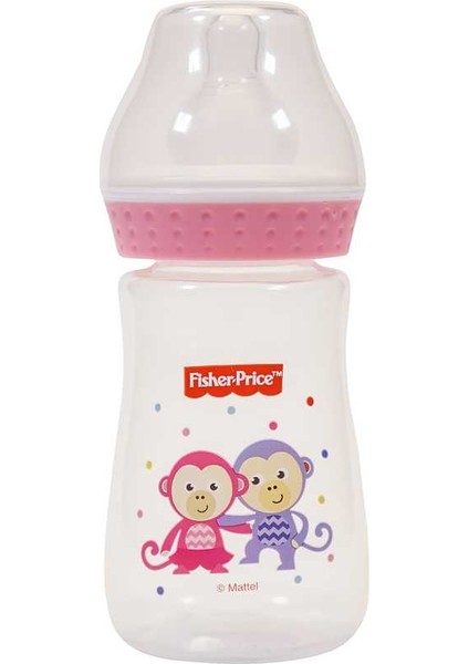 Fisher Price Dar Ağız 125 ml Pp Biberon Maymun