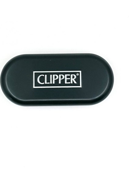 Clipper Metal Siboplu Siyah Çakmak