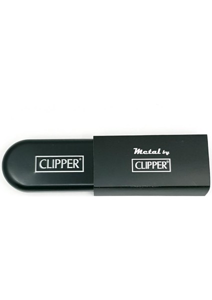 Clipper Metal Siboplu Siyah Çakmak