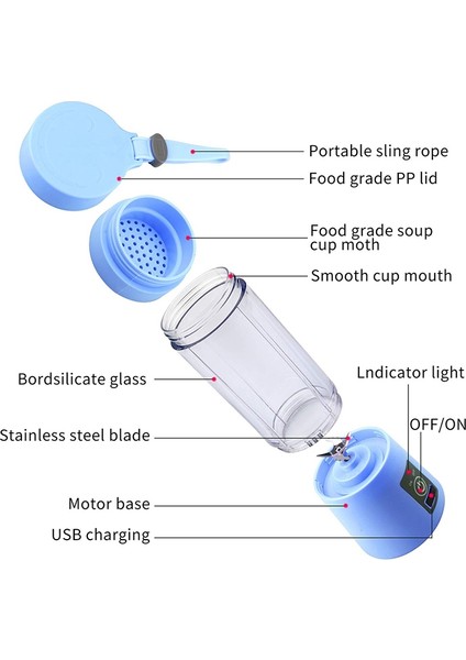 USB Şarj Elektrikli Meyve Suyu Sıkacağı (Yurt Dışından) modelleri