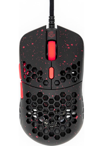 Hati S Hts Stardust Ultra Hafif Oyuncu Mouse Kırmızı - Siyah