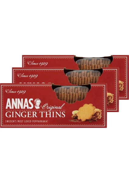 Ginger Thins 150 G x 3