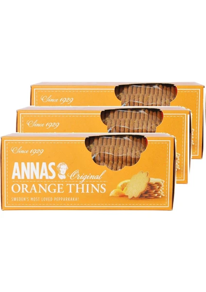 Orange Thins 150 G x 3