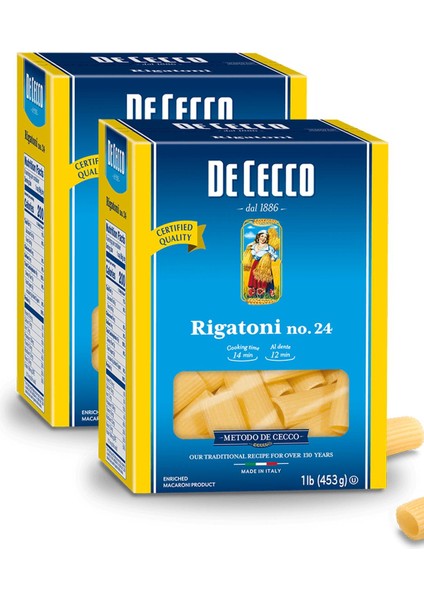 Dececco Rigatoni Makarna 500 G x 2