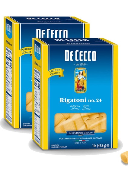 Dececco Rigatoni Makarna 500 G x 2