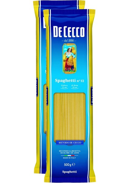 Dececco Spaghetti Makarna 500 G x 2