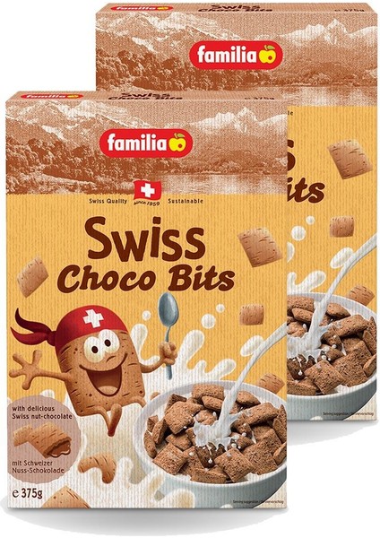 Swiss Choco-Bits 375 G x 2