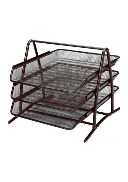 Metal Evrak Rafı Siyah 3'lü FTS-20S