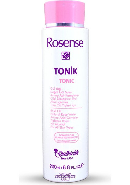 Doğal Gül Toniği 200 ml