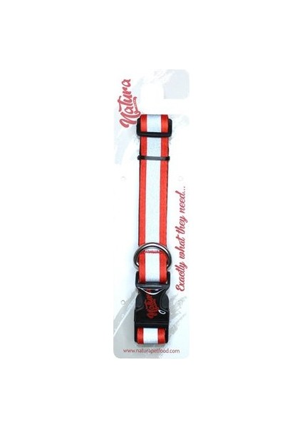 Reflektörlü Köpek Boyun Tasması M / L - Kırmızı