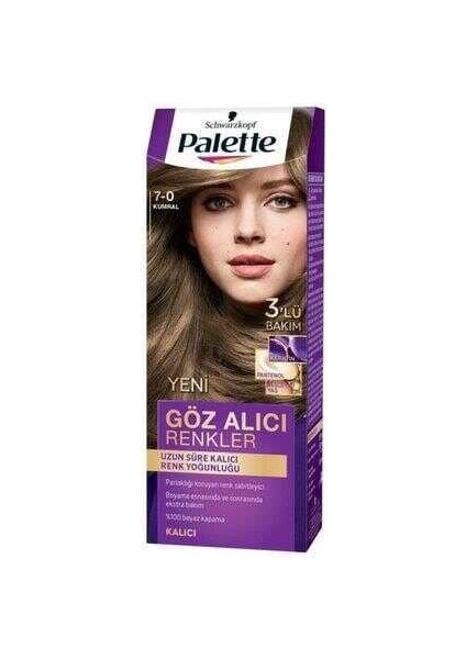 Palette Göz Alıcı Renkler 7-0 Kumral