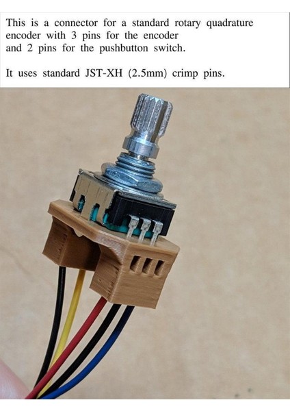 Jst-Xh Kıvrım Pimleri Döner Kodlayıcı Konektörü Aparatı