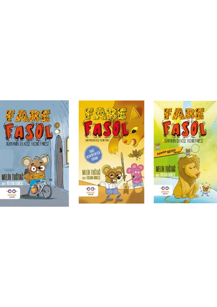 Cezve Çocuk Fare Fasol 3 Kitap Set