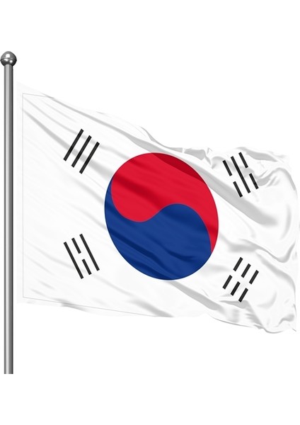 Raşhel Kumaş Güney Kore Bayrağı 70 x 105 cm