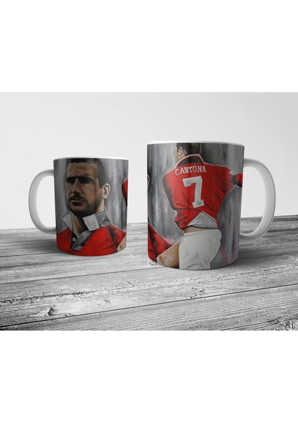 Eric Cantona Manchester United Kupa Bardak Model 5 fiyatları