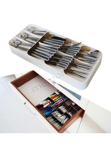 9 Bölmeli Çekmece İçi Kaşıklık Çekmece Düzenleyici Organizer modelleri