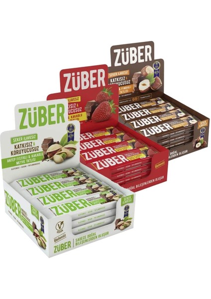 Sağlıklı Atıştırmalık Meyve Bar 40 gr x 36'lı