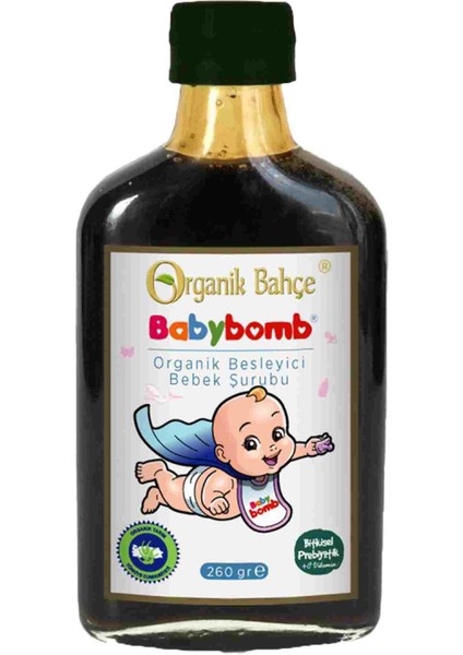 Babybomb Organik Besleyici Bebek Şurubu 260 gr 3'lü