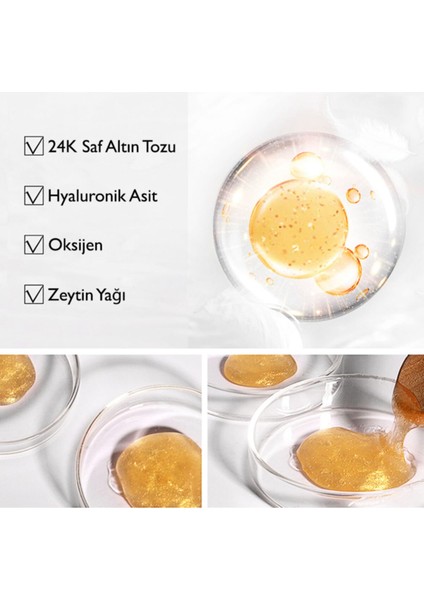 24 Ayar Saf Altın ve Oksijen Bazlı Yüz Temizleyici fırsatları