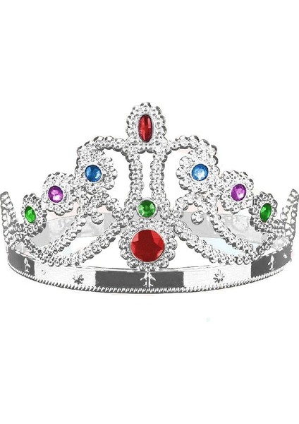 Gümüş Renk Prenses Tacı