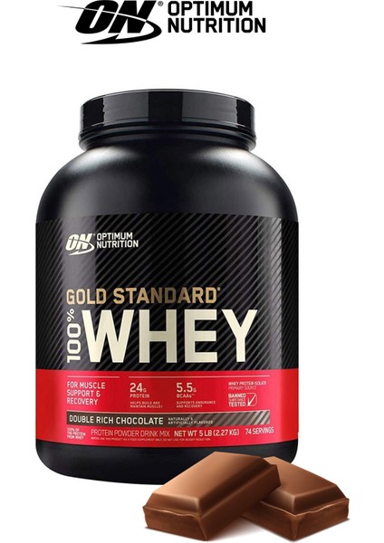 Optimum Çikolata Aromalı Gold Standard Whey Protein Tozu 2,273 gr