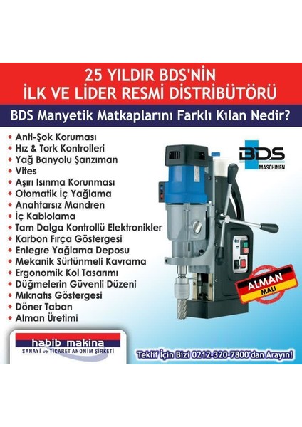 Manyetik Matkap MAB200 Basic