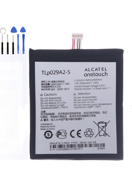 Alcatel Idol 3 5.5 Batarya Pil + Tamir Seti