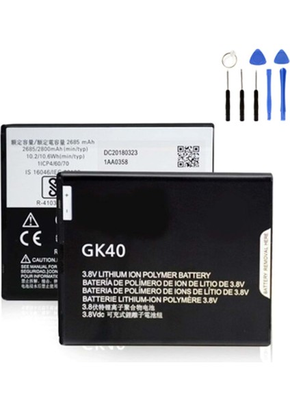 Motorola Moto G5 Batarya Pil + Tamir Seti